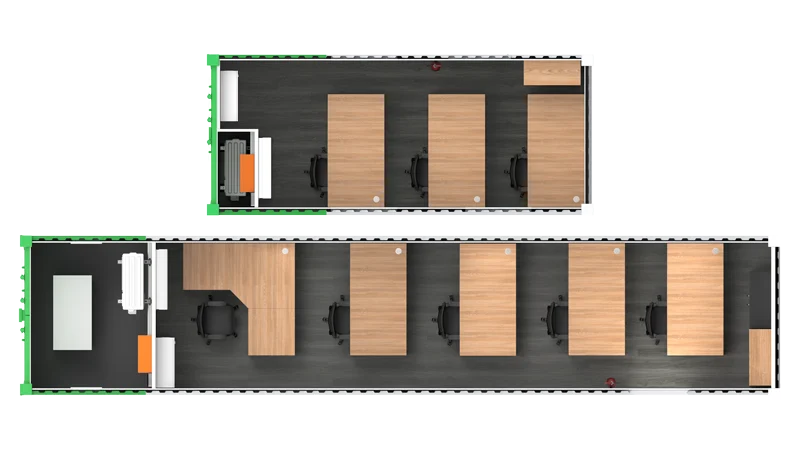 Conex Off-Grid Offices